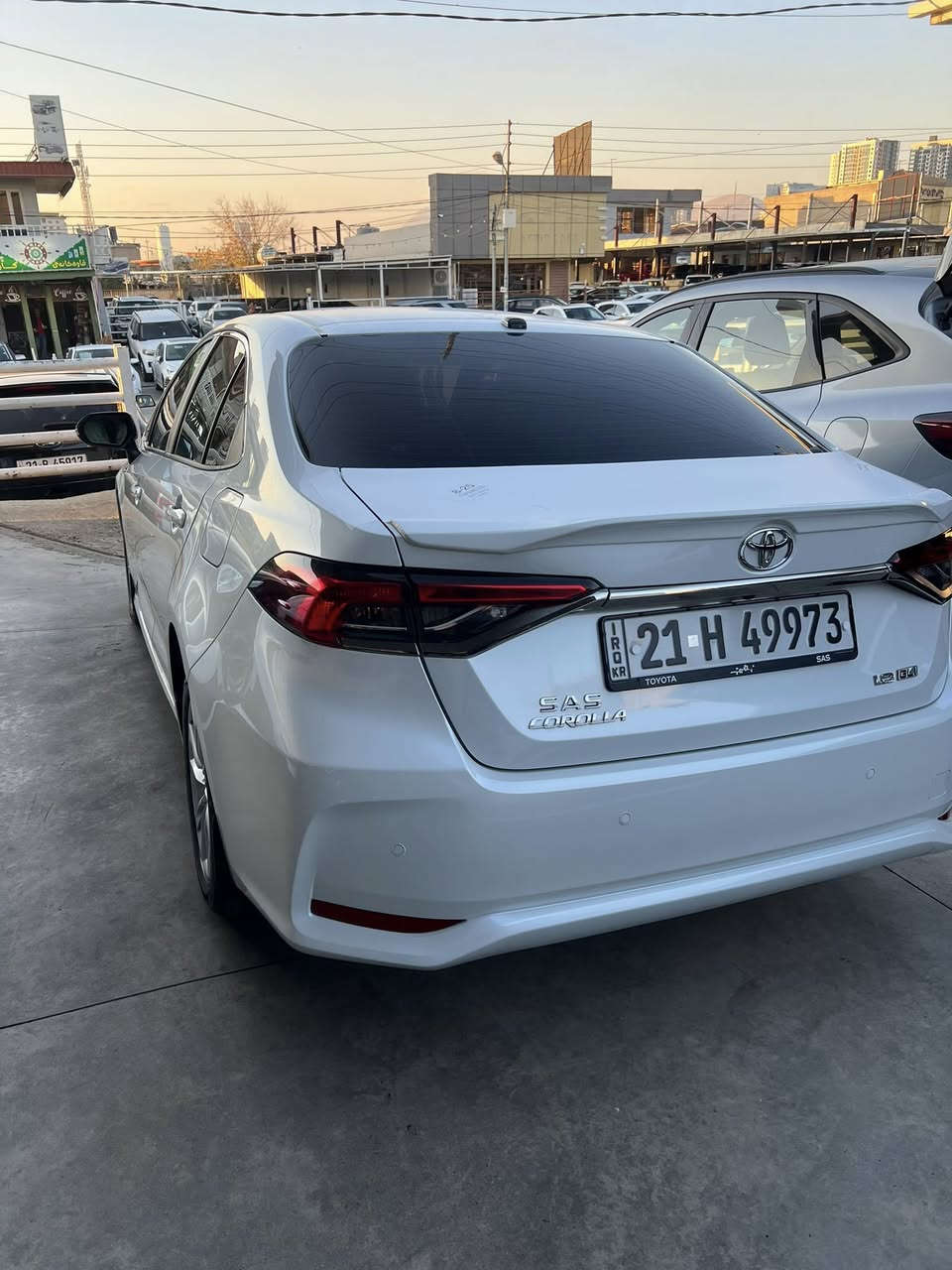 السلام عليكم كورلا 2025 شركة SASماشية ألف فقط للبيع
سيارة كفاله عامة 
فول مواصفات  
ماشية ألف فقط
رقم سليمانية
مكانه سليمانية
السعر 210 ورقة 
للاتصال ***********
