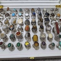 عندي ١٠٠ خاتم على كله فضه وحجار اصليه للبيع 07732394704 بغداد