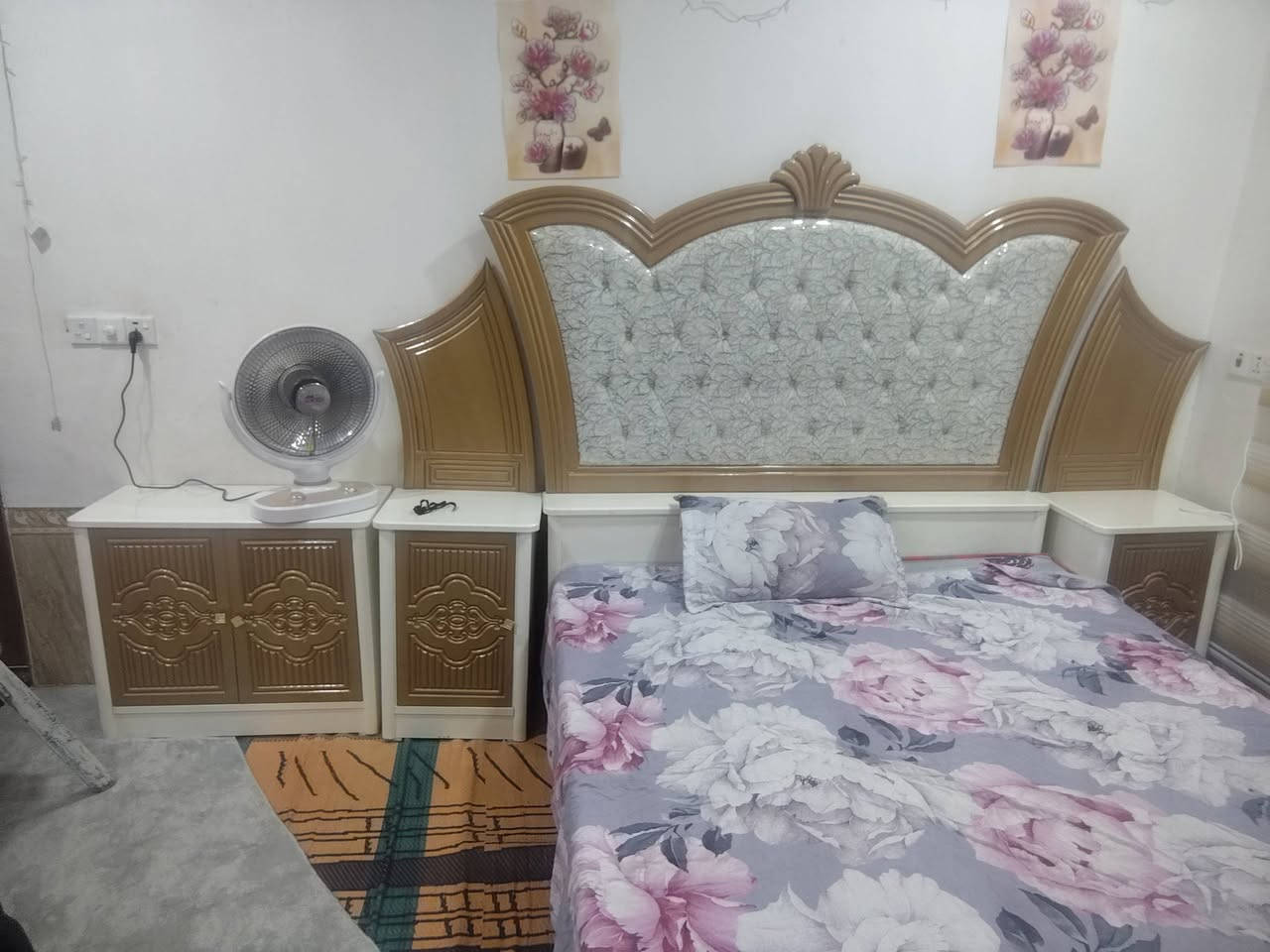 غرفة نوم 7 قطع مستعمل قليل جداً نضاف 99٪
تصميم تركي شغل عراقي من نوع الثقيل صبغ حراري  المكان ديالى جلولاء استفسار 👈🏻 ***********
