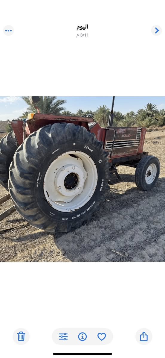 السلام عليكم فيات 780 موديل 81 المكينه جاهزه للعمل محرك وكير خير من الله المكينه نضيفه رقم وسنويه بسمي تحويل ثاني يوم مع معدات عدد خمسه فيدان وخرماشه ومعدلان وديج ابو الواحد ومرازه       غير متواجد على الفيس

السعر 13مليون وبيهه مجال بسيط جدا
العنوان بابل ابي غرق 
الاستفسار.     ***********
