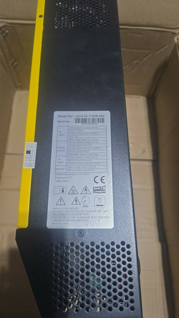 مزاد اعلى سعر ابيع مااعرف سعرهم بطاريه لثيوم 300MAعدد 2 انفنيتر 5KW عدد1 كوله جديد بالكارتون


**إذا كنت صاحب هذا الإعلان وتريد حذفه لأي سبب، رجاءا أرسل رسالة إلى الدعم الفني**