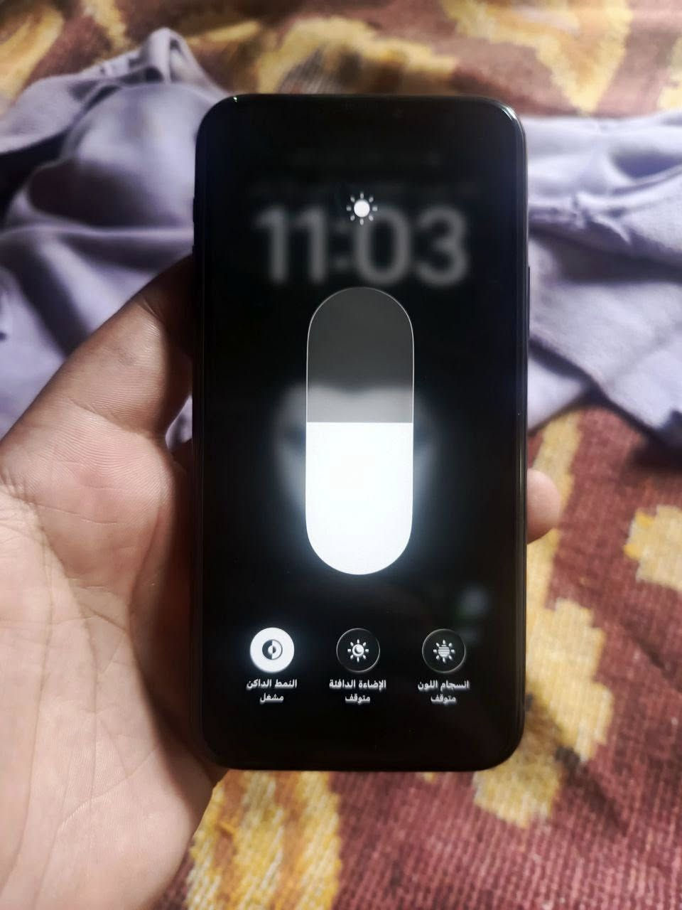 11 برو بطاريه 75 ذاكره 256 كامل ملحقات جهاز وتر يعبر قليل من سماعات النضافه 85 العنوان واسط حي الجهاد السعر 275 وبي مجال قليل ***********
