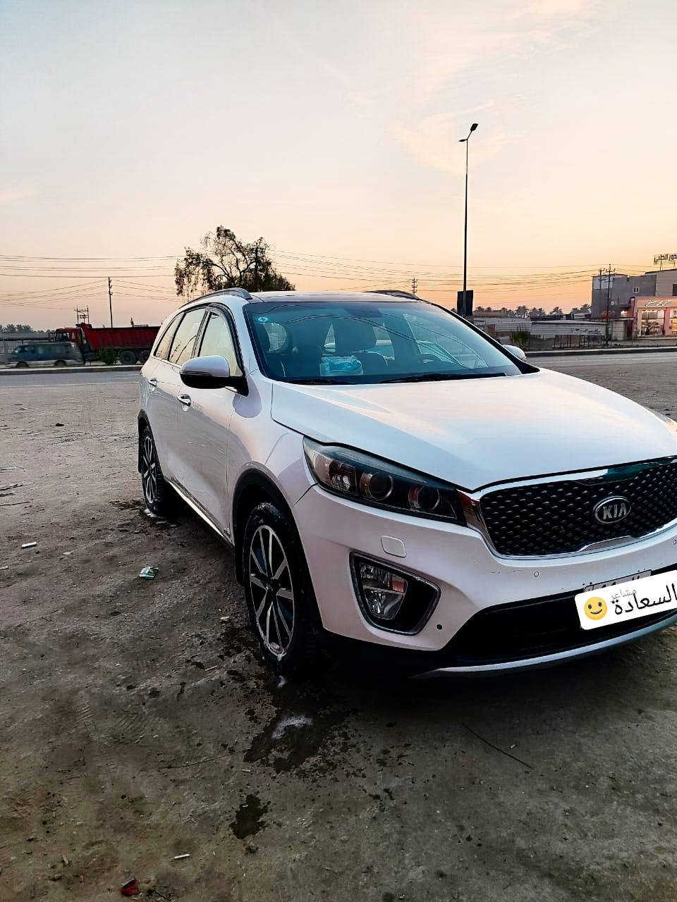 السلام عليكم 
سورنتو خليجي :
1:لون ابيض 
2:موديل 2016 
3: بانراما
4:اشاير بالمري+شفط
5: تبريد 3قطع
6:حساسات اماميه خلفيه
7:محرك 6
8:السياره 7راكب..
9:رقم بغداد الجديد 11تحويل ثاني يوم
والسياره حلوه ونضيفه  
مكان السياره بابل المدحتيه 
السعر (225) وبيها مجال اذا احب بعد اكثر واكثر تراسلنه خاص او تتصل ***********
