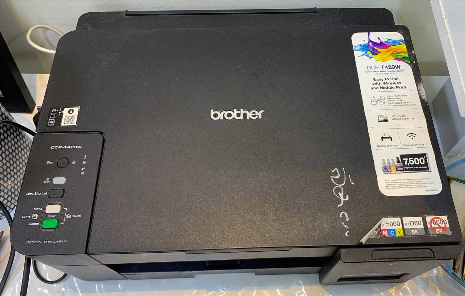 طابعه تطبع ملون وعادي تشتغل كلشي مابيها تفيد صحاب مشاريع صغيره سعر 275 وبيها مجال هيه ألوانها هذا نموذج شغل شط العرب, البصرة


**إذا كنت صاحب هذا الإعلان وتريد حذفه لأي سبب، رجاءا أرسل رسالة إلى الدعم الفني**