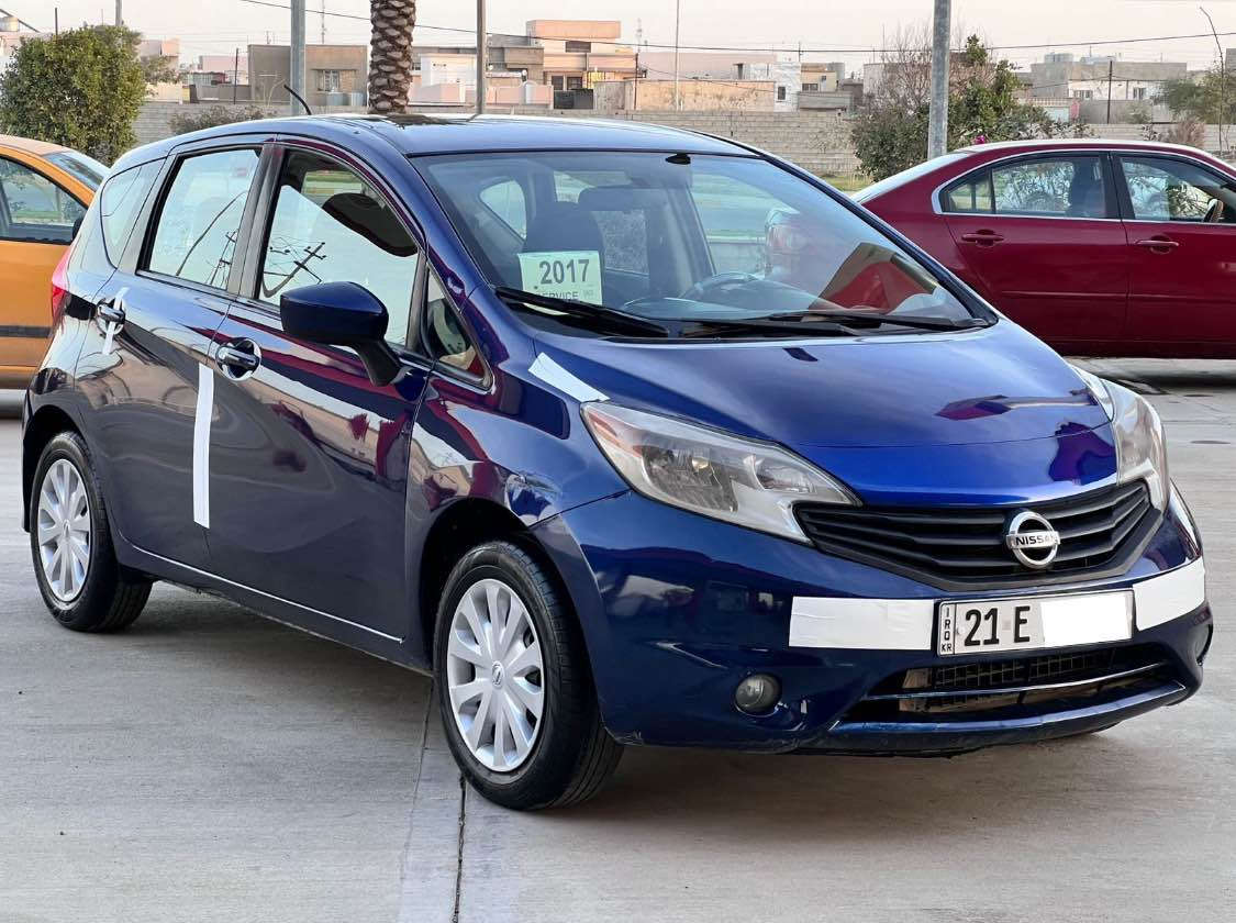 NISSAN VERSA NOTE SV
موديل 2017 وارد امريكي لون نيلي
للبيع فقط بدون مراوس بدون اقساط 
حجم محرك 4 سلندر 1600 
رقم سليمانيه سنويه جديد لل 2029
گير محرك بشرط لا صرف ولا بخار مامفتوح
صدر امامي خلفي جديد كهربائيات كل شغال تخم تاير جديد تبريد شغال 
مواصفات SV معروفه
تحكم ستيرن طرفين جامات كهربائي شاشه جبيره كاميره خلفيه مانع تزحلق وباقي مواصفات معروفه 

صبغ:-3 قطع امامي + نص باب سكن امامي بدون دواخل شرط 

سعر:.(92$).وبي مجال بصيط

رقم هاتف:.( *********** )
عنوان :.كركوك📍 كركوك, العراق
