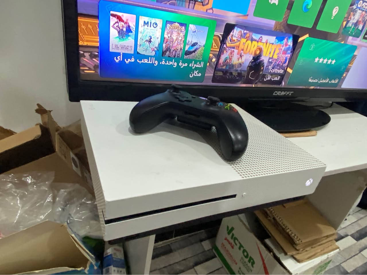 اكس بوكس وان اس ذاكره512 كيكا
كامل ملحقات جهاز مكفول تفحصه وتاخذه
السعر 165 الف مكاني بغداد الدوره
وعندي توصيل بغداد, العراق


**إذا كنت صاحب هذا الإعلان وتريد حذفه لأي سبب، رجاءا أرسل رسالة إلى الدعم الفني**