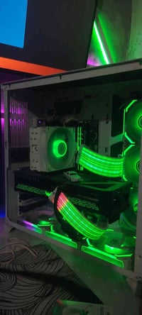 مذربورد b760 m-k ddr4 ARGB معالج cri5 12400f كولر ديبكول رامات جيسكل 3...