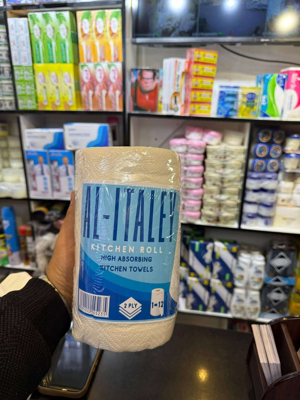 ارخص سعر على مستوى العراق 🔥🔥 
تم وصول رول مطبخ جامبو ماركة الاايطالي عدد 12
متوفر كميات كبيرة وباسعار مناسبة جداً 
المنشور موجه للتجار والموزعين واصحاب المخازن 
جملة الجملة لا نتعامل بالمفرد 
Kitchen tissue - facial tissue - table cloth
جميلة شارع حسينية الانصار فرع ميزان بغداد 
سيد احمد ***********
سيد ابراهيم ***********
#الاول_على_العراق
