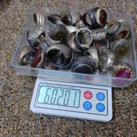 للبيع للبيع محابس فضة صياغة ثقيلة سعر تنافسي استخدام شخصي  استفسار وات...