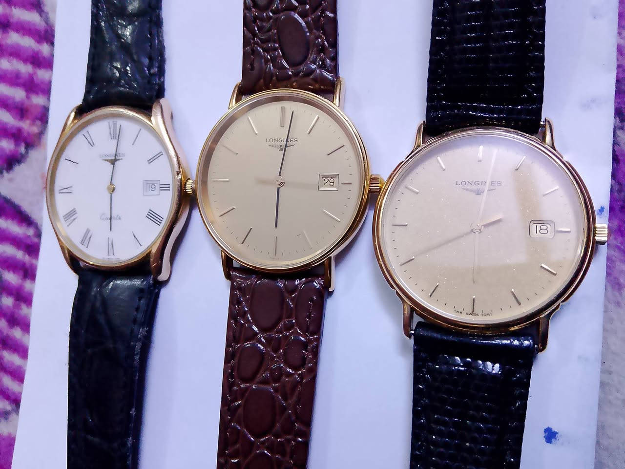 السلام عليكم..لونجينات.. كوارتز نظافة جدا عالية.. المراسله على الواتس..*********** ..
