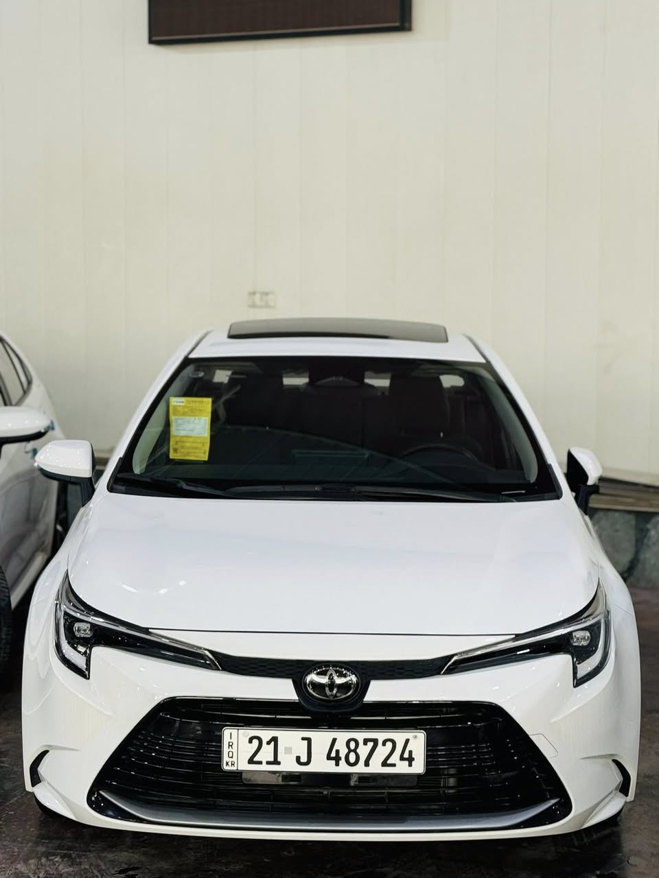 يالله
سلام عليكم للبيع تويوتا كورلا موديل ٢٠٢٥ هايبرد رقم سليمانيه تحويل ثاني يوم كير مكينه تبريد حداديه تخم تاير كله جديد ماشيه ٣ الف بعدهه زيرو كفاله من الزلغ المواصفات
شاشه
كامره
تحكم ستيرن 
بصمه
فتحه
دخول ذكي
اوتو هولد وبعد المواصفات المعروفه العنوان بغداد البياع للاتصال ***********
السعر ١٦٠ وبيه مجال بسيط
