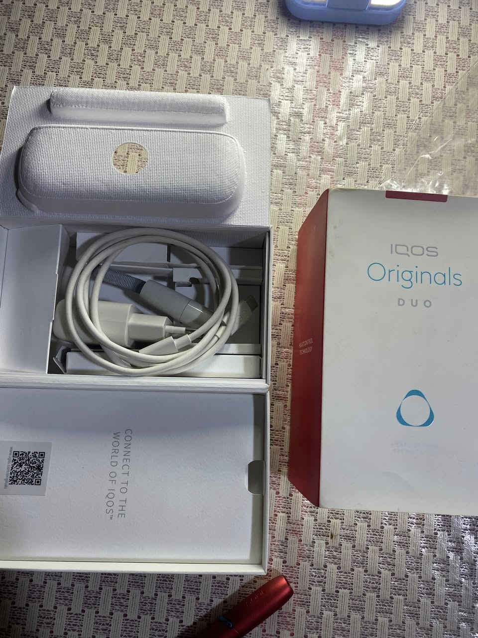 🔥 للبيع – IQOS Originals Duo 🔥
جهاز IQOS Originals Duo (نظام تسخين التبغ بدون حرق) بحالة نظيفة وممتازة ومستعمل قليل جدا 👍

📦 المحتويات:
 • الجهاز + الشاحن
 • كامل ملحقاته:
 • تسخين بدون حرق (ريحة أقل من السكائر)
 • شحن سريع واستخدام مرتين متتاليتين
 • مناسب للي يريد بديل أنظف
السعر 60 الف 
خانقين ***********
