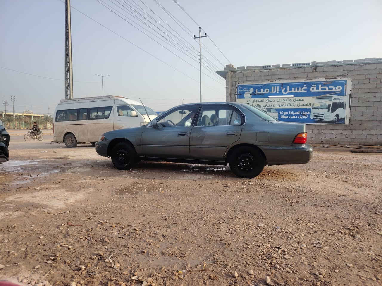 كورلا ياباني 92 للبيع 
رقم بغداد مشروع وطني والسنويه (بأسمي)  
مكفولة من الحادث القوي او العيب الشرعي
الكير والمكينة بحالة جيده (السيارة جاهزه للسفر) 
(تبريد ثلج)  والكهربائيات كلها شغالة 
مكان السياره النجف الأشرف / الحيدريه 
السعر : 47  ورقة 
الاتصال : ***********
