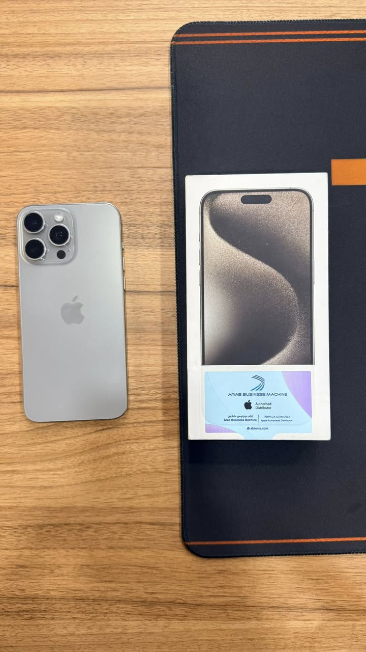 15 برو ماكس 
عربي ABM
اصلي ملحقات كاملة
بدون فتح ولا تبديل ولا رفع 
نظافة 100‎%‎ بطارية 86‎%‎ 
سعر مناسب 🔥 

العنوان :- النجف الاشرف - مجمع الشراع الترفيهي - مجاور مطعم الكلحة ..

للطلب والاستفسار ( *********** ) او مباشر على الصفحة
