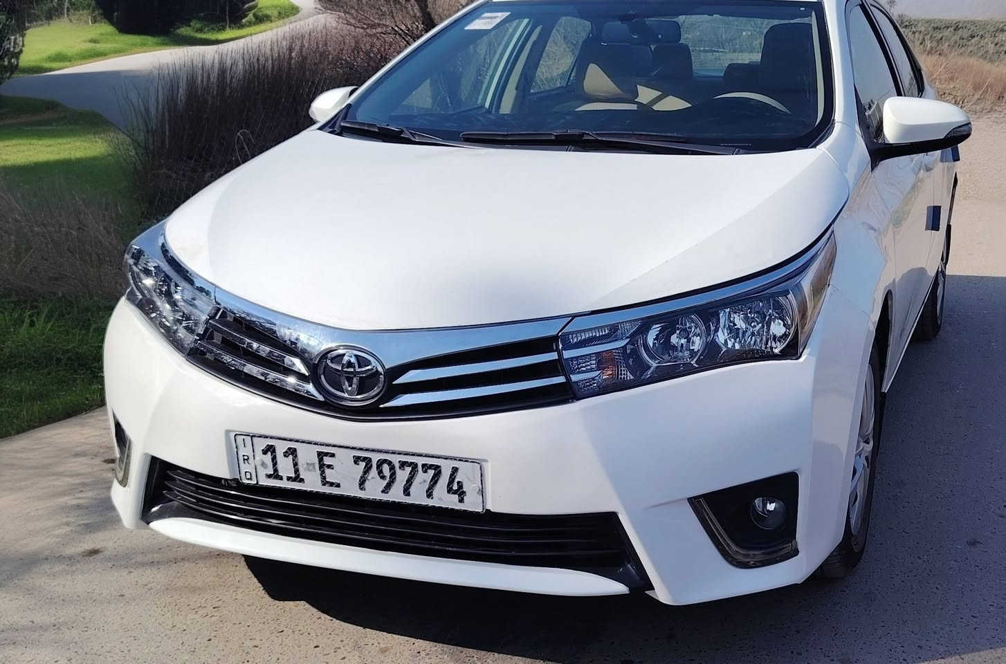 السلام عليكم
كورلا 2015 خليجي رقم بغداد باسمي كير محرك مكفول بيها صبغ قطعتين تدفئة وتبريد تخم تاير جديد لايت زنون مكينه ١٦٠٠  مكاني بغداد السعر مناسب
***********
***********
