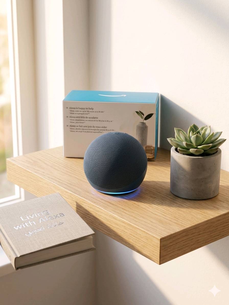 اخر قطعه مع تخفيض غير نظام بيتك وطوّر نفسك مع Amazon Echo Dot الجيل الخامس! 🚀
​هل تعبت من نسيان المواعيد؟ أو تريد تطور لغتك الإنجليزية وأنت بالبيت؟
جهاز أليكسا (Alexa) الجيل الخامس هو الحل الأمثل لكل شاب مهتم بالتقنية والتطوير الذاتي في العراق.
​لماذا هذا الجهاز هو "استثمار" وليس مجرد شراء؟
​🇬🇧 مدرس لغة إنجليزية خصوصي مجاني: بدلاً من الكورسات المكلفة، يمكنك ممارسة المحادثة مع أليكسا يومياً. اطلب منها ترجمة الكلمات، تهجئة الحروف، أو حتى إجراء محادثة كاملة لتقوية مهارة الاستماع والنطق عندك.
​🏠 مدير منزلك الذكي: إذا كنت في مرحلة ترميم أو تحديث لبيتك، أليكسا هي العقل المدبر. تحكم بالأضواء، التكييف، أو السخان بصوتك فقط (باستخدام القوابس الذكية).
​⏰ منقذك من النسيان: ضبط منبهات الصلاة، مواعيد الدراسة، وقوائم التسوق للعائلة. كل شيء يتم تنظيمه بصوتك وأنت "مرتاح".
​🌡️ حساسات ذكية: الجهاز يحتوي على حساس حرارة مدمج؛ يمكنه إخبارك بحرارة الغرفة بدقة، أو حتى تشغيل مروحة ذكية تلقائياً إذا ارتفعت الحرارة.
​المواصفات الفنية (الجيل الخامس الأحدث):
​أقوى "بيز" (Bass): صوت أعمق وأنقى بـ 50% من الأجيال السابقة.
​حلقة إضاءة تفاعلية: تعطيك تنبيهات فورية باللون الأزرق والأصفر والأحمر.
​خصوصية تامة: زر مدمج لغلق الميكروفون لضمان خصوصيتك وخصوصية عائلتك.
​💰 السعر بي مجال (لقطة): 90,000 دينار عراقي فقط!
(سعر الجهاز جديد بالسوق يتجاوز الـ 100 ألف، وهذا الجهاز بحالة الوكالة).
​📍 المكان: متوفر توصيل لكافة المحافظات
📞 للحجز والاستفسار: [ *********** ].