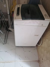 غسالة اوتماتيك • تشتغل وتنشف • بيها صوت