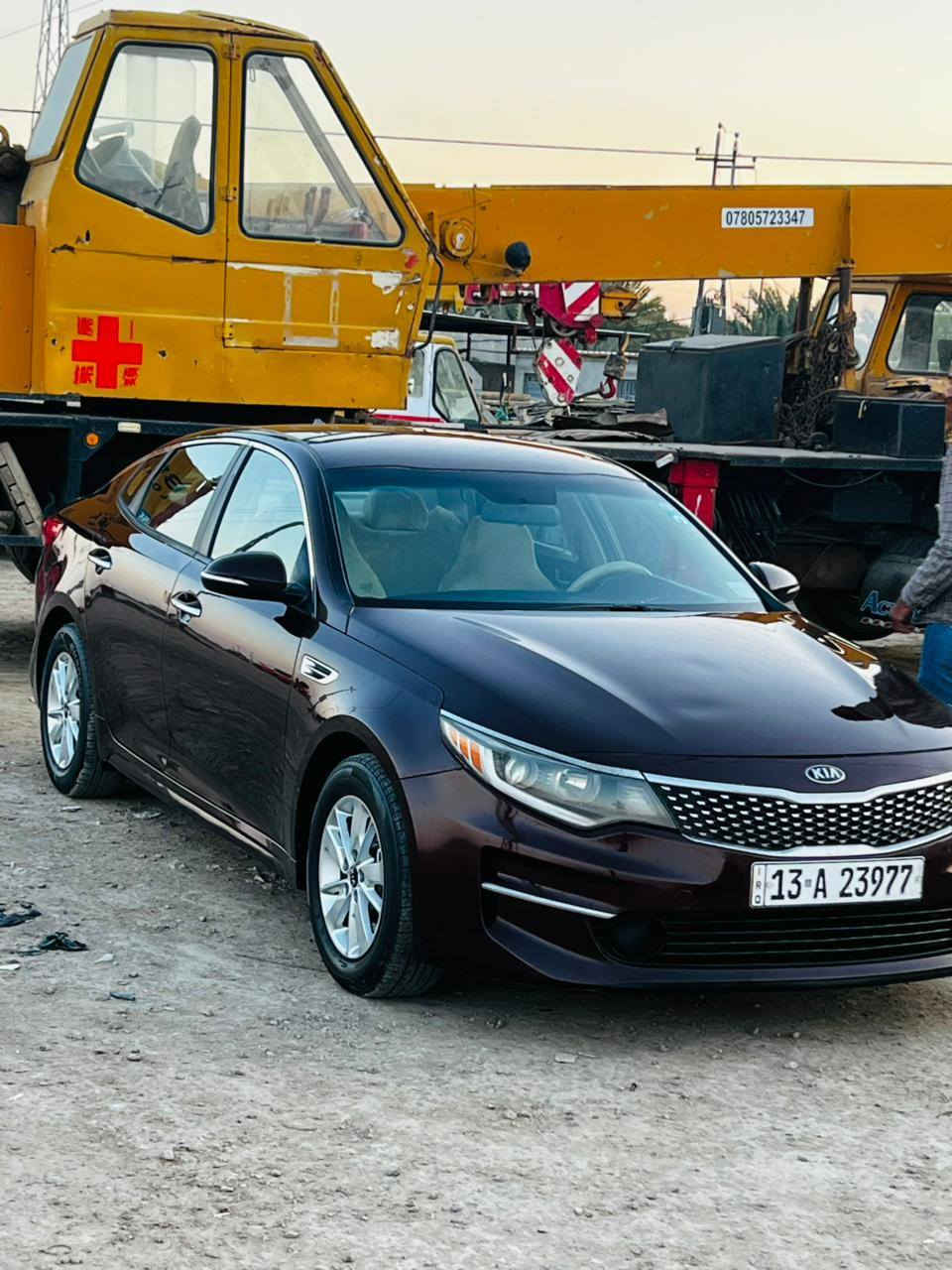 كيا اوبتيما موديل ٢٠١٧ وارد أمريكي ضرر هلال وطرف الباب بدون داخل بدون ارباك رقم دولي تحويل مباشر سنويه جديده محرك ٢٤٠٠ كير تخم تاير حداده امامي خلفي تخم تاير كرهبائيات كله شغاله تبريد ثلج❄️❄️ داخل عسلي شاشه كامره دواره ٣انضمه قياده سياره جاهزه للأخير مابيه اي نفقص سعر ١٢٣وببه مجال للاستفسار الاتصال ع *********** *********** مكاني ذي قار الرفاعي ناصرية, ذي قار
