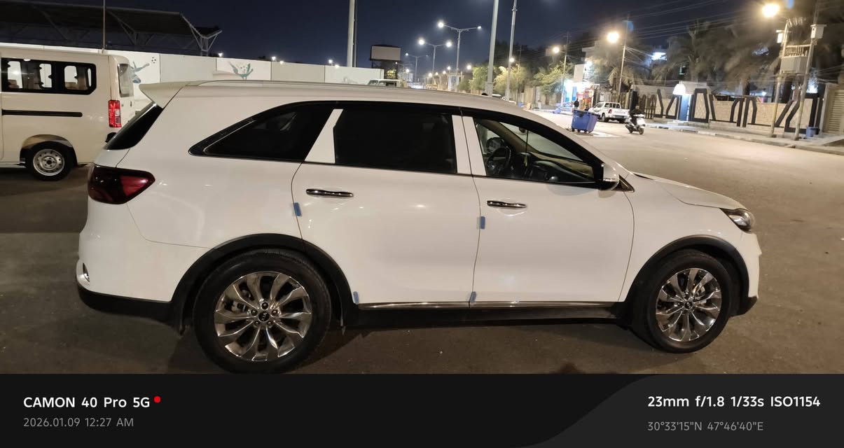 السلام عليكم
سورنتو 2018 رقم بغداد فول مواصفات بنوراما
أنارة ترحيبية
كامرة
حساسات خلفية أمامي
V6
3600
صندوك كهربائي
أشاير بل مري
جام أوتو
تبريد ثلج
مكفولة عده كرت بارد بل بكلايت أيسر ولأيمن ماشية 88 قابل للزيادة سعر260 وبيها مجال
مكان البصرة معقل رقم ***********
