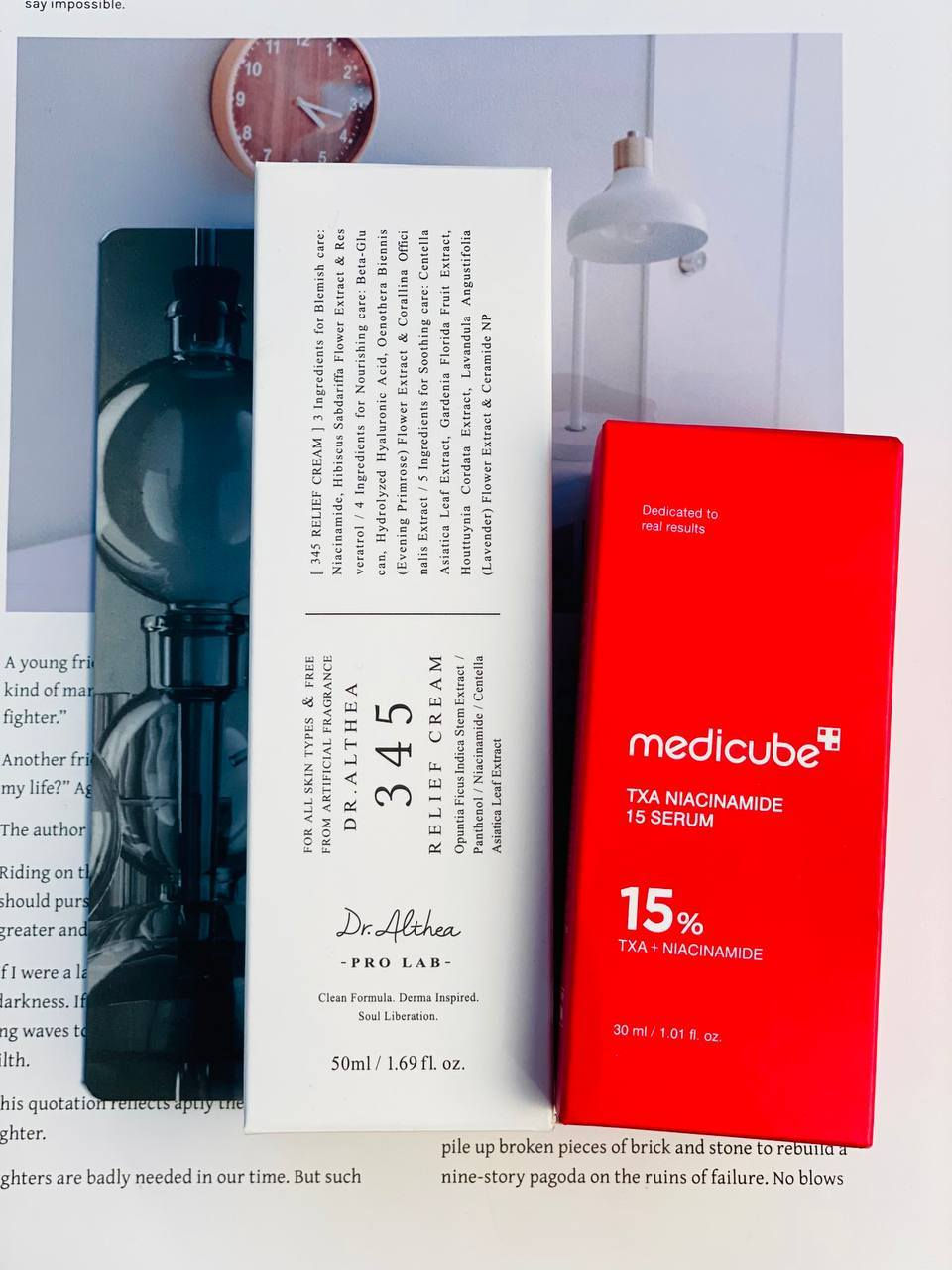 بشرتك تستحق هذا الدلال الكوري. 🇰🇷💖

عندما تجتمع قوة Medicube مع دقة Dr. Althea، تكون النتيجة بشرة زجاجية خالية من العيوب.😍

سيروم Medicube 15% (TXA + Niacinamide): الحل السحري للتخلص من التصبغات والبقع الداكنة وتوحيد لون البشرة.☺️

كريم Dr. Althea 345 Relief: البلسم المثالي لتهدئة البشرة المتهيجة وترميم حاجزها الواقي.🍒


**إذا كنت صاحب هذا الإعلان وتريد حذفه لأي سبب، رجاءا أرسل رسالة إلى الدعم الفني**
