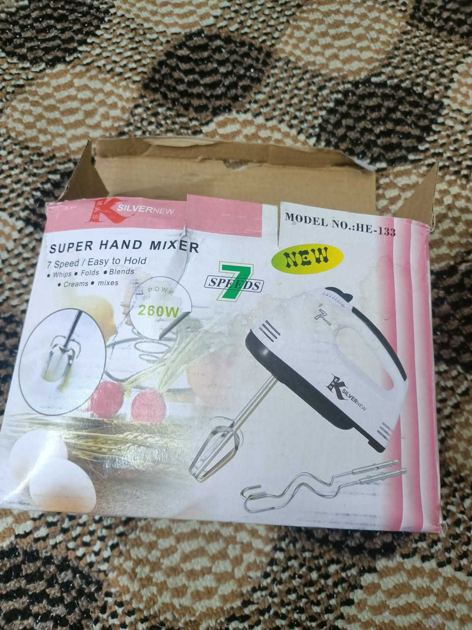 مضرب كهربائي 
جديد للبيع


**إذا كنت صاحب هذا الإعلان وتريد حذفه لأي سبب، رجاءا أرسل رسالة إلى الدعم الفني**