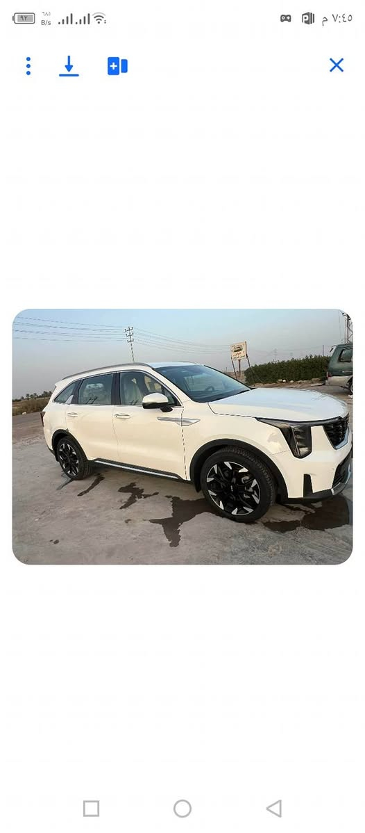 السلام عليكم....
كيا سورنتو ...2025
السياره وضع شركه...
استخدام خاص ..
عدد المسافه..32
ويل 20
دبل..كامره
مكان السياره بغداد اليوسفيه ناحيه الرشيد 
اتصال 
***********
***********
