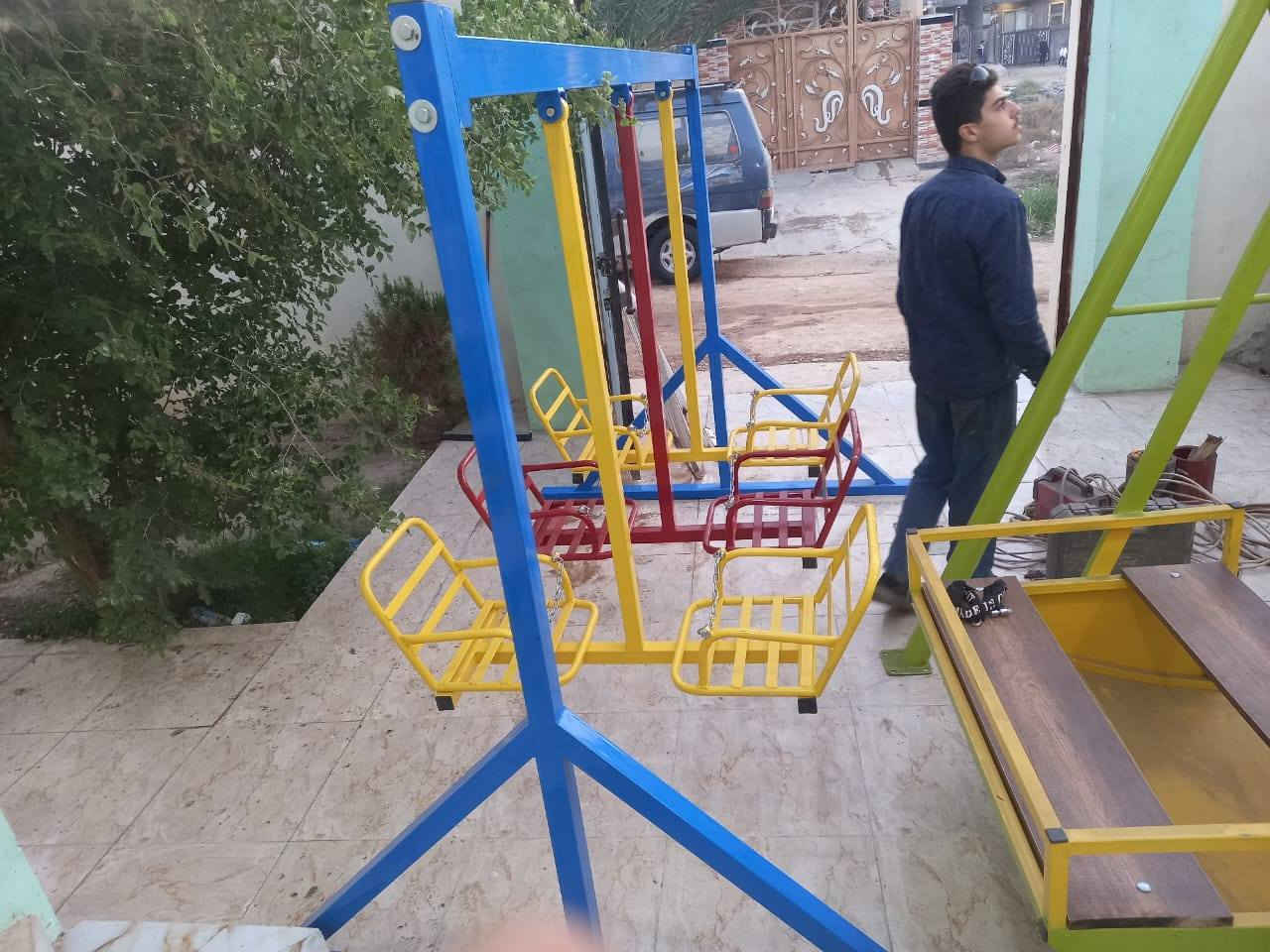 حدادة ابو حسين  لعمل كافة موديلات  المراجيح والعاب الاطفال حسب الطلب وبأسعار تنافسية
العنوان : الخالص العلوة داخل گراج السندية 

‏‪***********‬‏
