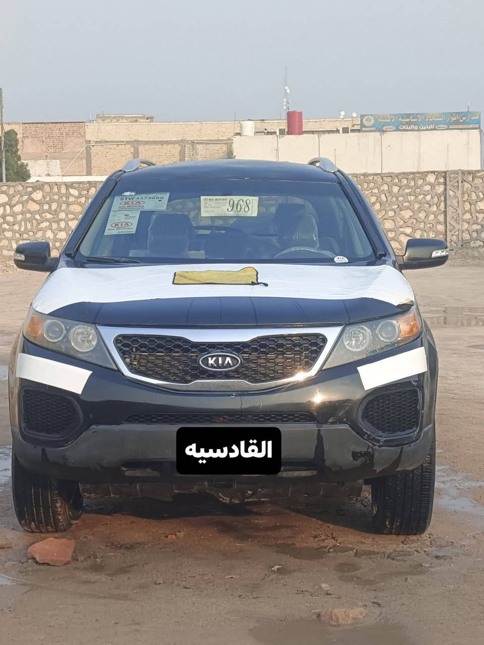 سلام عليكم للبيع كيا سونتو 2013 وارد امريكي سياره مصبوغة عام سياره كير مكينه حداديه تبريد خير من الله سياره حلو 7راكب سياره السعر 90 الاستفسار اكثر عل رقم *********** مكاني نجف واني خادم
