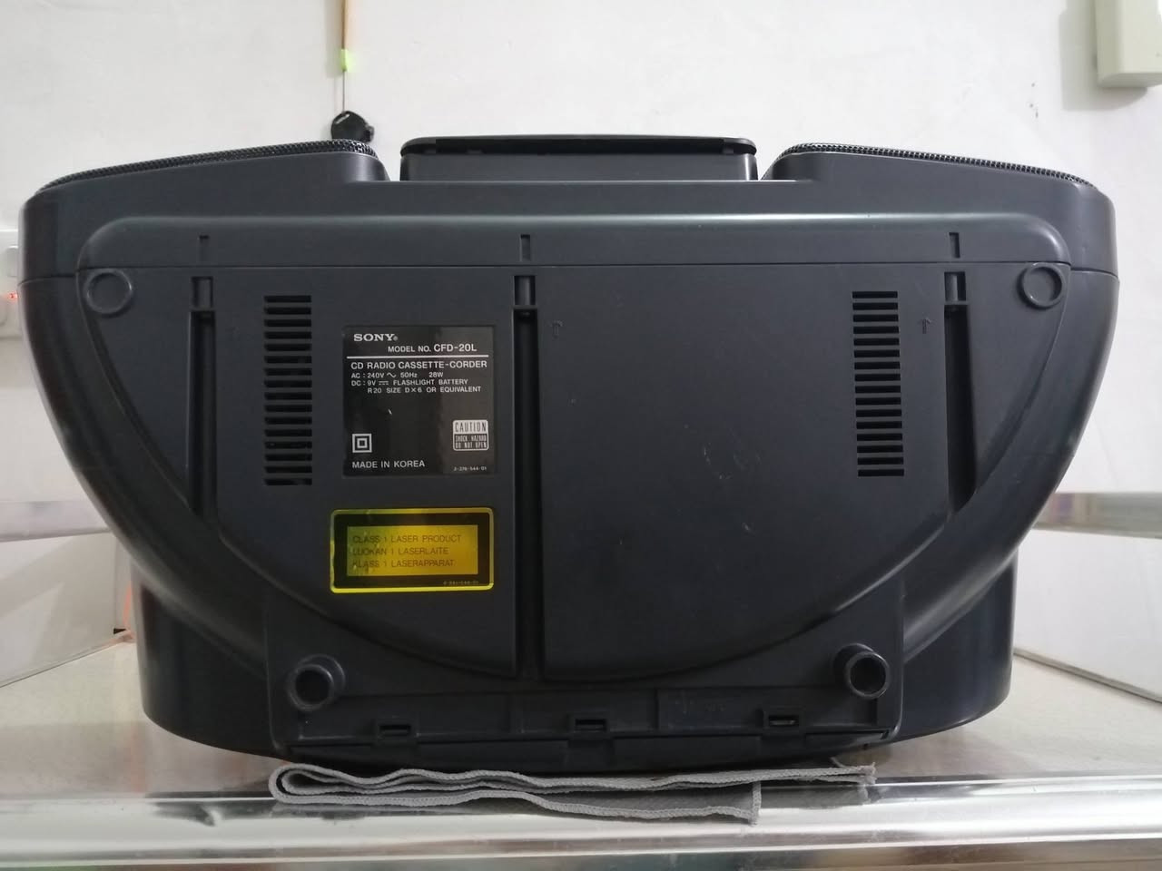 السلام عليكم
أعيد النشر بسبب الوعود لكاذبه
راديو سوني صناعته كوري وزن ثقيل
بس لمسجل ماعرف شنو مشكلته
السعر 30ألف نهائي
توصيل موجود
بغداد ٥ألف
محفضات ٧ألف
لموشراي ليتعبني


**إذا كنت صاحب هذا الإعلان وتريد حذفه لأي سبب، رجاءا أرسل رسالة إلى الدعم الفني**