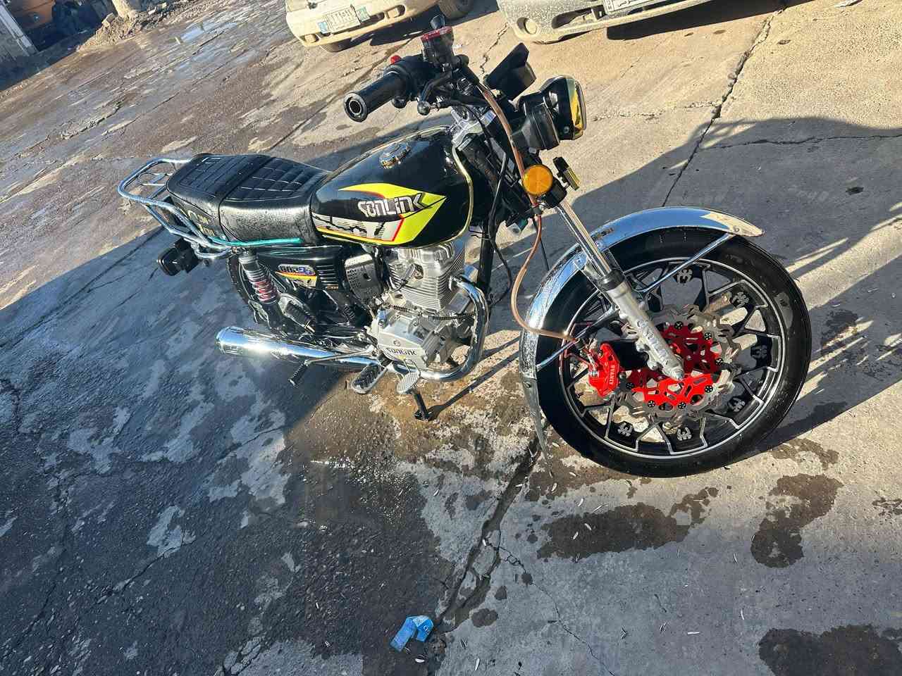 دراجة سونك مديل 25 اصدار شهر 10  محرك 200  ماشية 4000 والدراجة بعدهة جديدة منفيس موجود بصمة موجودة الدراجة للبيع او مراوس ??
ب 24 او 25
للستفسار خاص او تصال علة هاذة الرقم //
***********
