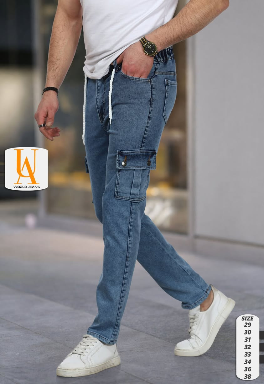 Cargo Jeans  ….كابوي جعب شبابي فول ليگرا 🇹🇷✔️ • خصر مطاط
متوفر بقياسات 
29.30.31.32.33.34.36.38
📍سوق القيارة مجاور بيت الأمل مقابل فرع الخياطين 
📲***********
