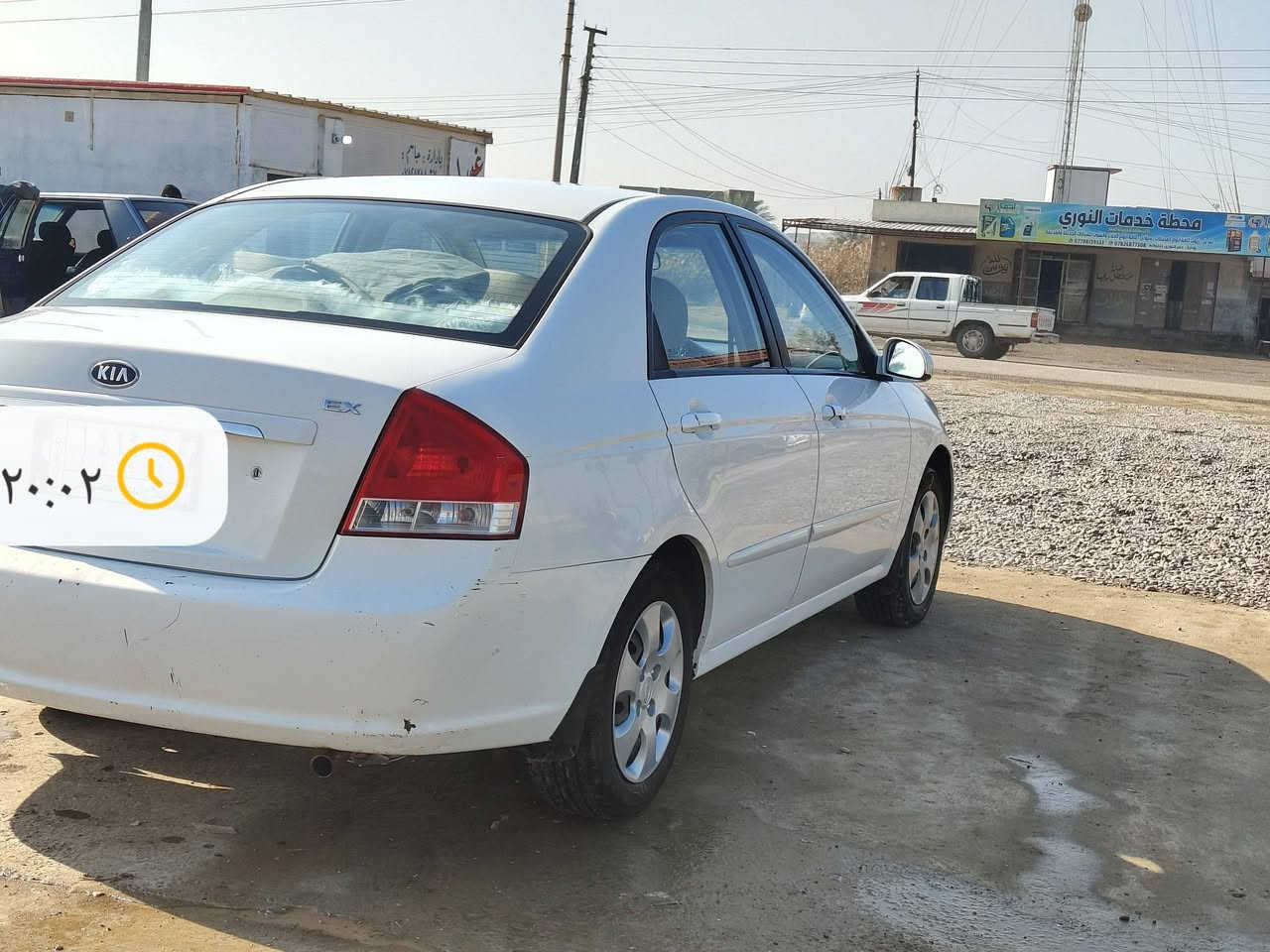 السلام عليكم سيارة نوع سبكترا موديل 2008 امريكي بدون ضرر (كلين) ماعدا ملاحظات بسيطة  محرك 20 گير عادي رقم صلاح الدين بأسمي تحويل ثاني يوم السعر اتصل وادللل
رقم ***********
