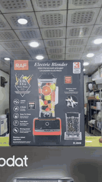 🔹 خلاط RAF كهربائي

سعة 2.5 لتر

قوة 2400 واط

6 شفرات ستانلس ستيل

وظيفتين: خلط + طحن

سرعة عالية 23000 RPM

تحكم بالسرعات + تشغيل سريع

سهل التنظيف

ضمان 3 سنوات
***********
