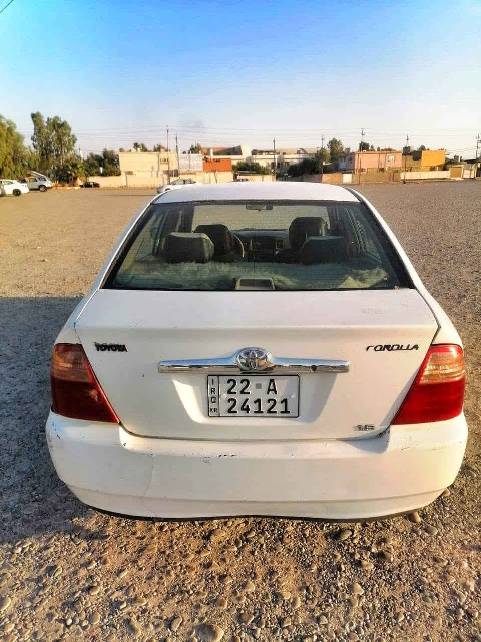 تويوتا كرولا 2004 رقم أربيل  صبغ عام واكع بصفحه السائق السيارة جاهزه رقم جديد وسنويه جديد لغايه 2030 مكينه المرغوب 18 كبير  كير اوتو تبريد شغال ثلج طخم إطارات جدد  دفتر بانزين موجود مكانه السيارة كركوك 
*********** كركوك, العراق
