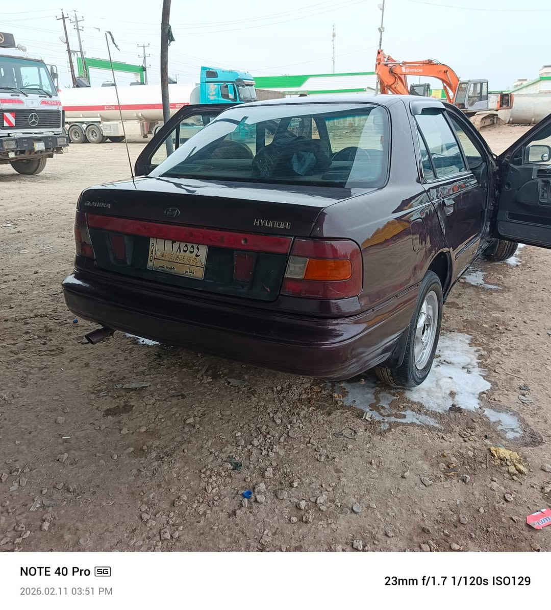 سلام عليكم هونداي النترا موديل 93 السياره جديده احله من الصوره كير مكينه كفاله المكان بابل ***********
