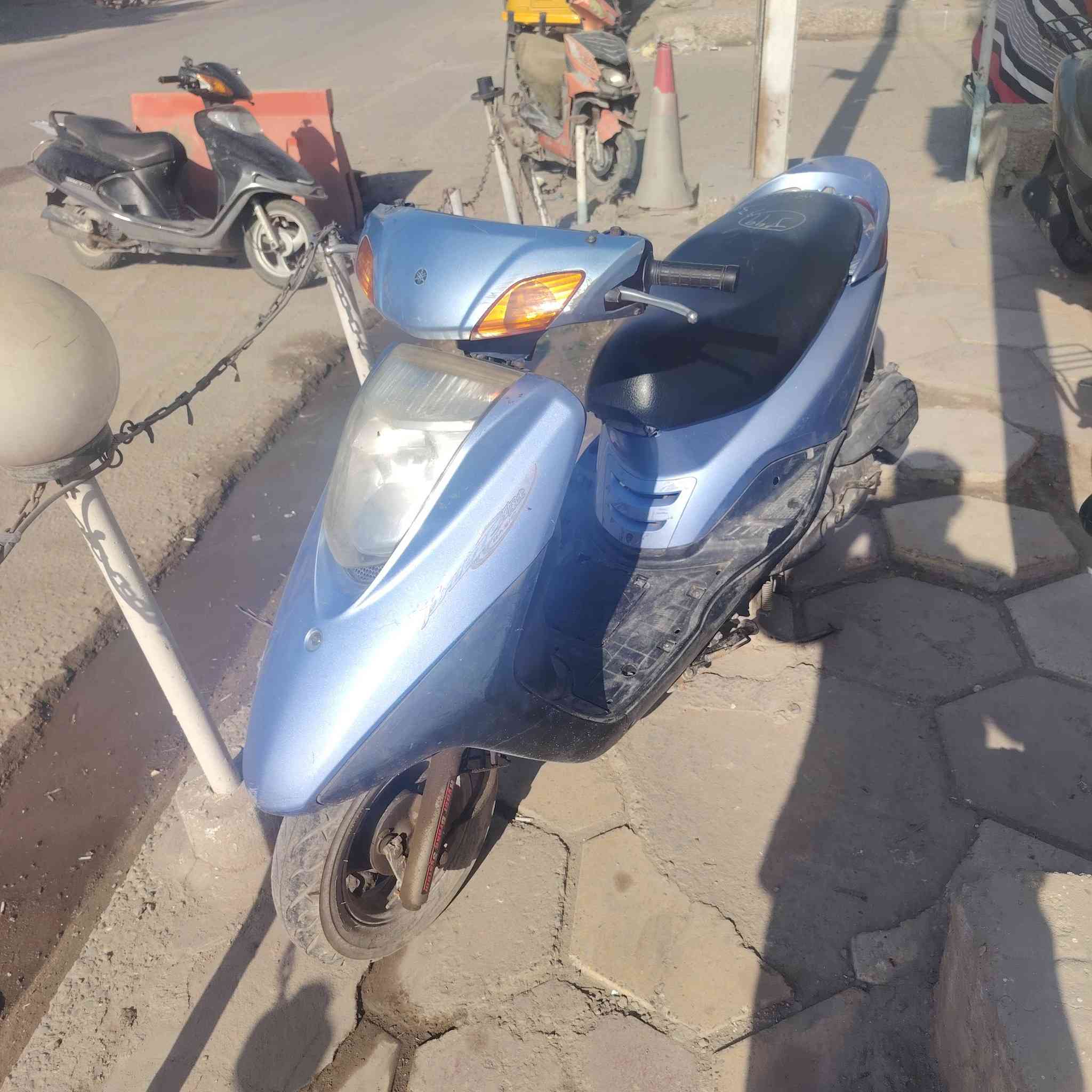 سلام عليكم دراجه  للبيع نوع الدراجه بريز ياباني صاله شهر من طلعت من لوكيل *********** مكاني ميسان
