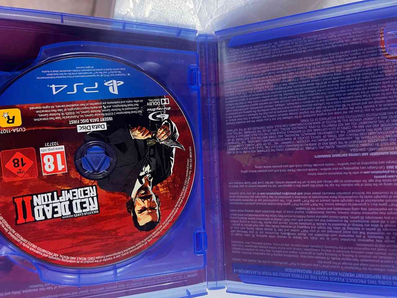 من رخصة الادمن 
يدة بلي ٤ اصلية (غير تجارية) للبيع + قرص لعبة RDR2. ملاحظة اليدة مبدل لها كير مغناطيسي. سعر اليدة ٣٥ الف (ثابت)! و القرص ٢٠(بي مجال). التوصيل ٥٠٠٠ الاف.


**إذا كنت صاحب هذا الإعلان وتريد حذفه لأي سبب، رجاءا أرسل رسالة إلى الدعم الفني**