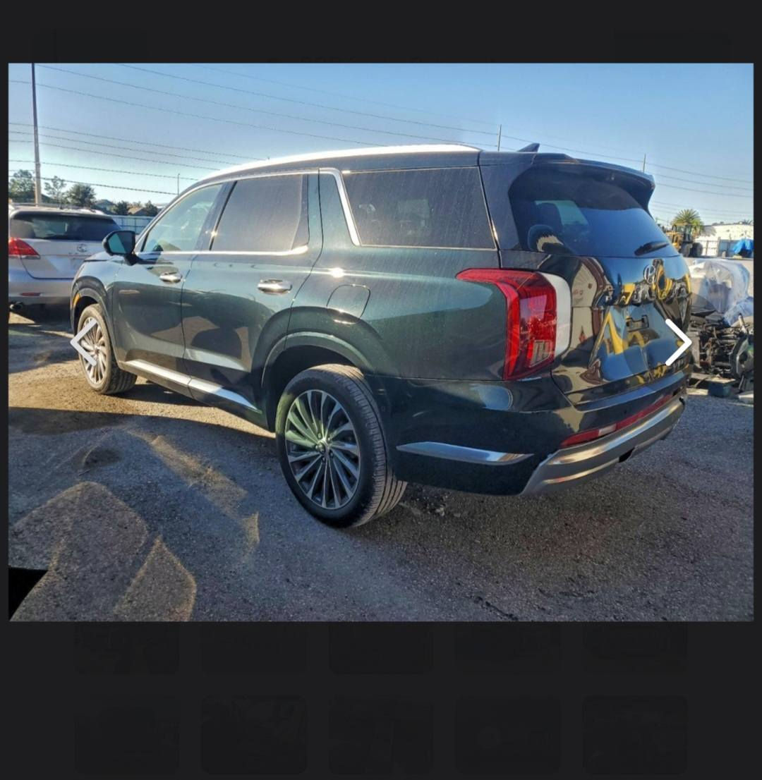 بيع مستعجل
‏Hyundai palisade  2024 calligraphy
هونداي بلسايد كلگرافي 
الموديل: 2024
الون : زيتوني على اسود 
العداد : 12 الف ميل قابل 

حادثه اصبع بلجنطه الخلفيه
والشباك الامامي بي طخه
يعني كلين معنى الكلمه

المواصفات :-
1-شاشة عرض داتشو 
2-المحرك   v6    3.8 
3-بصمة تشغيل + بصمة ابواب 
4-اصطفاف ذاتي(تقديم + ترجيع عن طريق الريمونت)  
5-فتحة سقف +بانوراما
6-سماعات هارمن كاردن عدد 16
 7-رادار امامي  + خلفي 
8-حساسات امامي + خلفي 
9-كامرات عدد 5  360 درجة 
10-كشنات امامي خزن ميموري 
11-كشنات كهربائي تدفئة وتبريد🥶
12-انارة داخليه (محيطيه) + انارة دشبول 
13-بردات جانبية
14-تبريد مركزي امامي + خلفي منفصل التحكم
15-تحكم ستيرن + شفتات
16-تدفئة ستيرن 
17-مرايا هيتر + تعتيم 
18-صندوق كهربائي شفط + اربع وضعيات فتح صندوق
19-وضعيات قيادة  (5)
20-ويل كب حجم  20 
21-اوتو هولد + نقطة عمياء 
22-سايد بريك بصمة + مثبت سرعة
23-شحن وايرلس 
24-إشارات بالمرايا  + إشارات جانبيه
25-اوتو هولد 
26-تحديد مسار
27-شاشة ديجتال كبيرة
28-تشغيل عن بعد .
29-تدليك كشن . مساج 
30-دفع رباعي 
31-نظام مانع انزلاق 
32-نظام نزول منحدرات
وبعد بيها هوووواي مواصفات معروف الكلگرافي الVIP فول 1/1
السياره رقم بغداد 
كتاب شهداء انطيك وكاله عامه بلسياره
دخول جديد
السعر 280وبيه مجال
***********وتساب
***********وتساب
