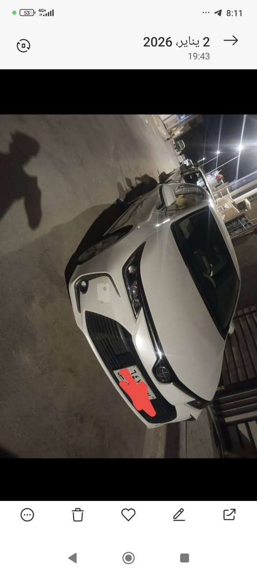 سلام عليكم ورحمه سياره كورولا موديل 2021خليجي ساز بيه باب مبدل وباب مصلح *********** مكاني بصره
