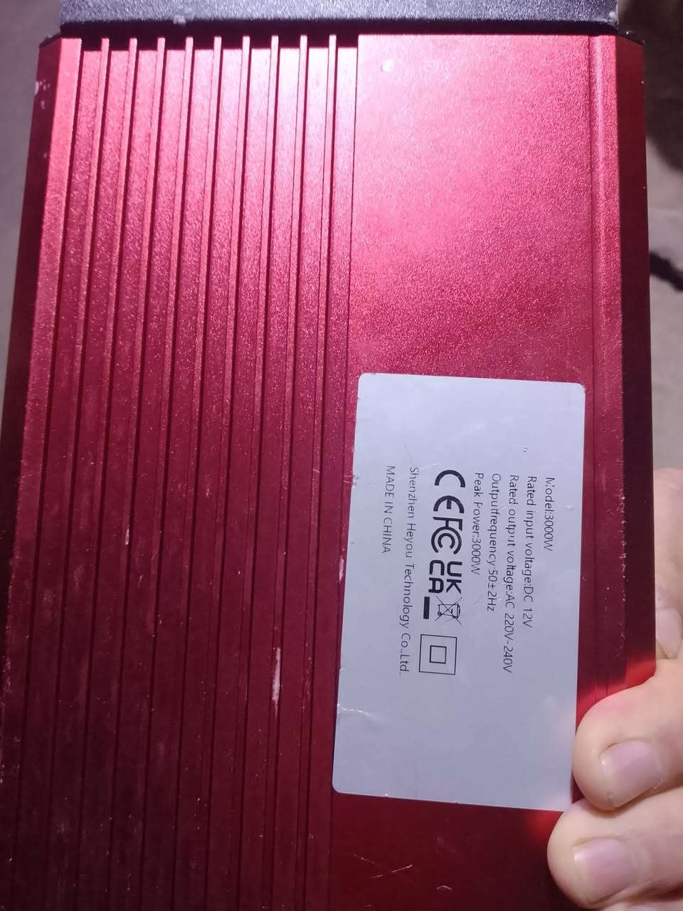 انفنيتر  3000واط 13 امبير صافي 7 امبير ولوحه طاقه شميه  وقلايه هوايه مستخدمه  كلهن شغالات  سعر 50 توصيل مدينه القرنه


**إذا كنت صاحب هذا الإعلان وتريد حذفه لأي سبب، رجاءا أرسل رسالة إلى الدعم الفني**