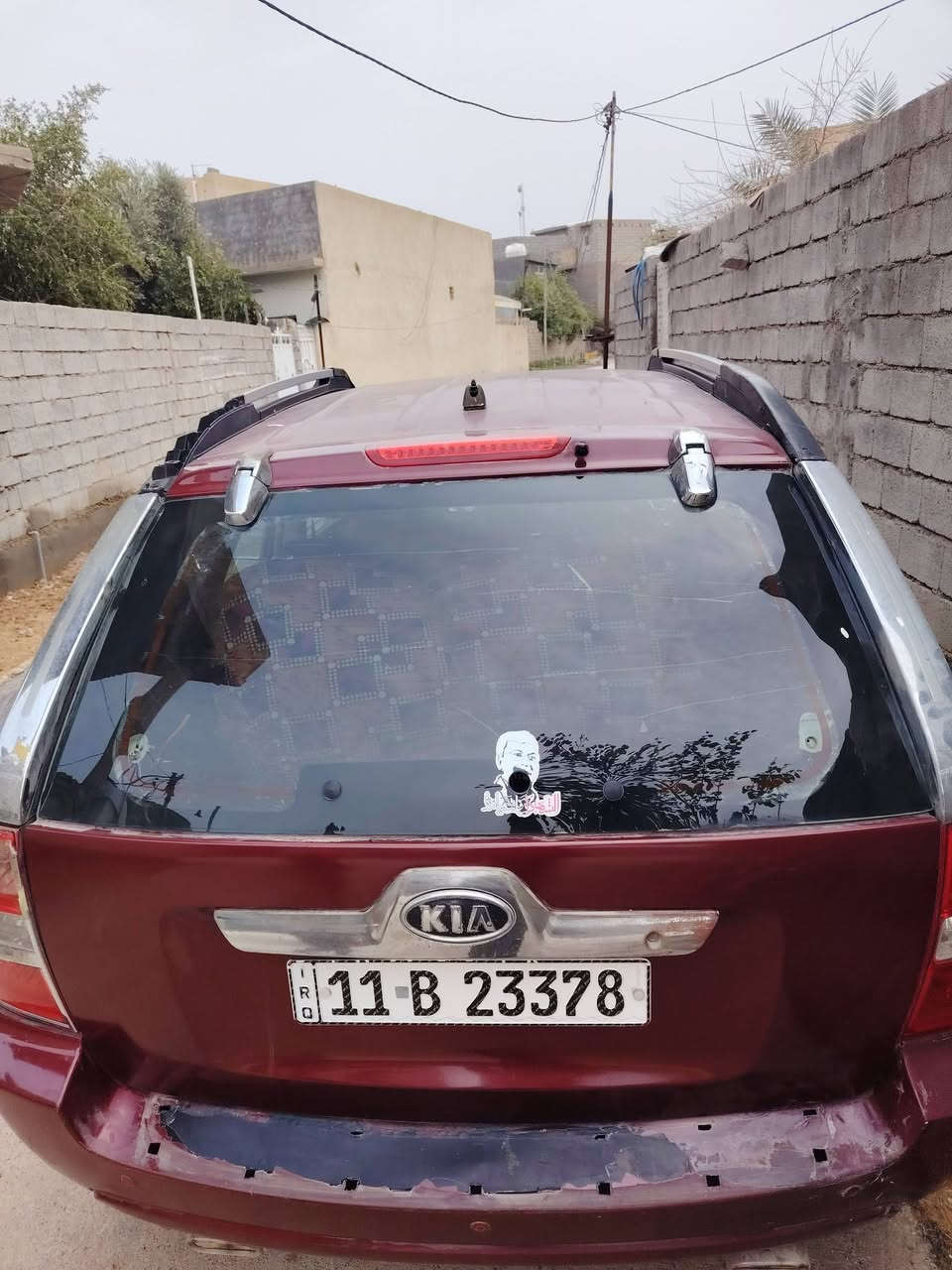 كيا سبورتج موديل ٢٠٠٥ رقم  بغداد انكليزي تحويل مباشر ضربتهه جامرلغ خلفي مصبوغه عام كير محرك مكفول السعر ٦٨ مكاني ديالئ الخالص *********** ***********
