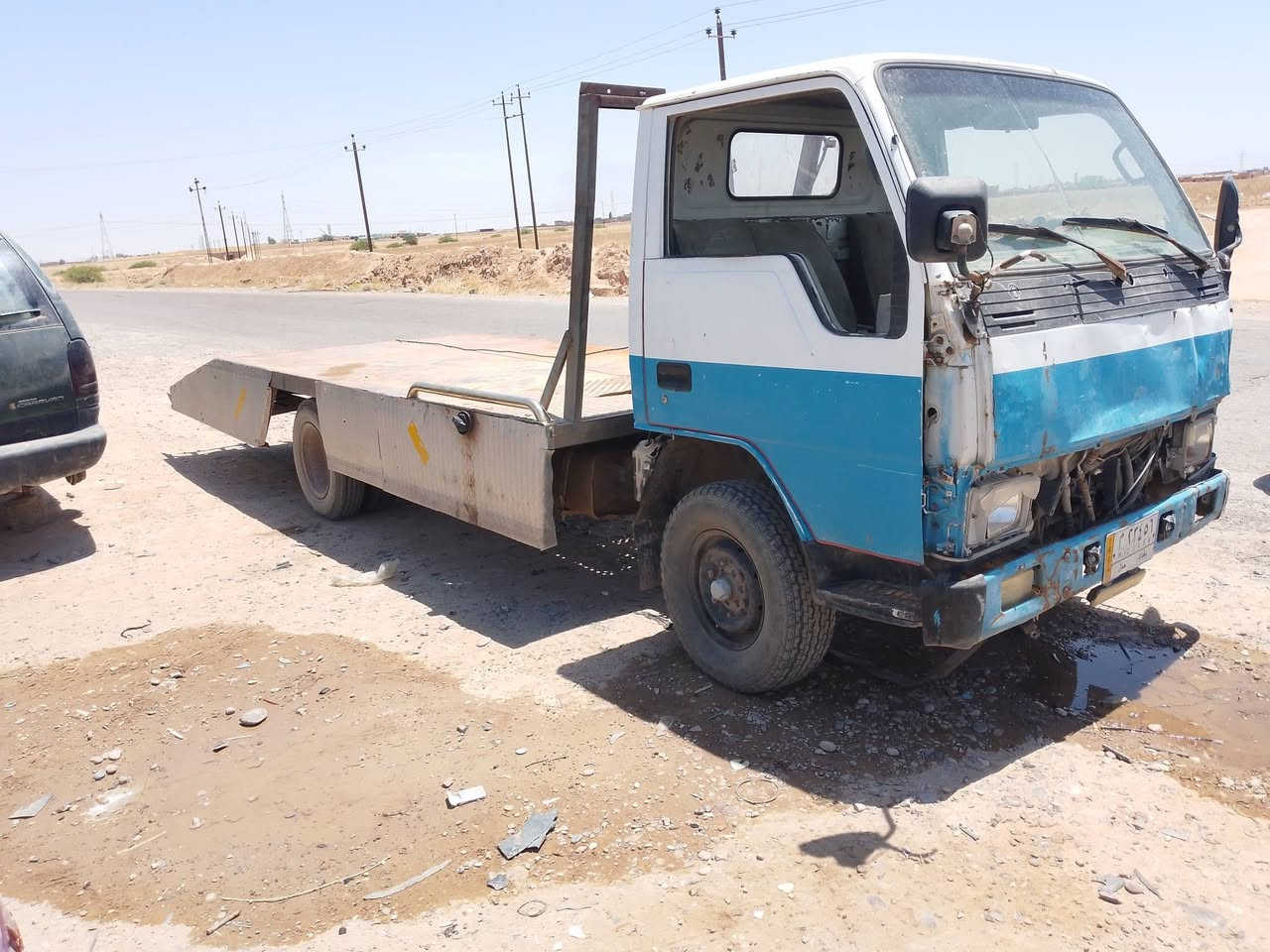 سلام عليكم مكلف بل نشر كرين تويوتا شغال رقم جديد شرط التحويل بل ضافه سياره كنتر مسبوشي صطحه رقم بغداد رقم مميز سيارتين جاهزات  ***********
