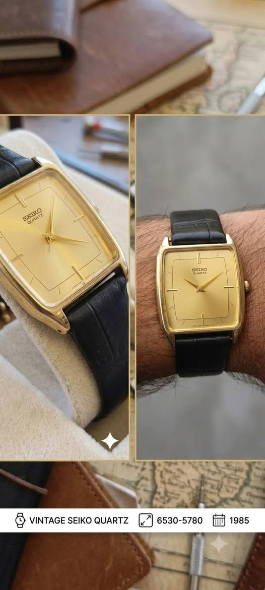 Seiko vintage 🪞
سيكو الفنتج المربعة بنظام "الميلين" مرغوبة جداً عند الي يدورون كلاسيك ونزاكة.
انتاج 1985
الماكينة اليابانية الأصلية نظيفة وبحالة ممتازة
الماكينة الذهبية 5 احجار كريمة
33*27 قطر


**إذا كنت صاحب هذا الإعلان وتريد حذفه لأي سبب، رجاءا أرسل رسالة إلى الدعم الفني**
