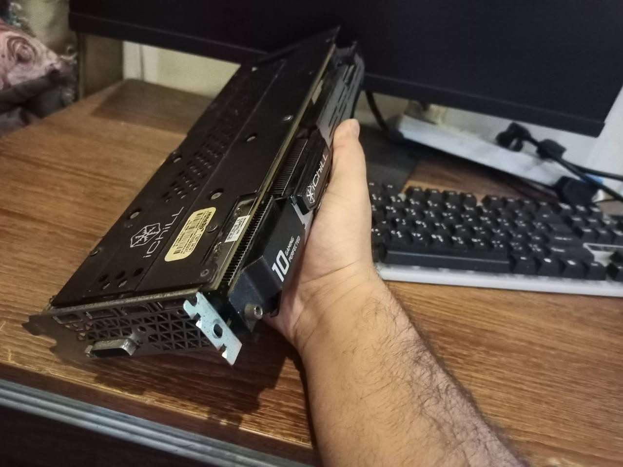 Gtx 1060 6g ichill
يوجد توصيل 

***********
