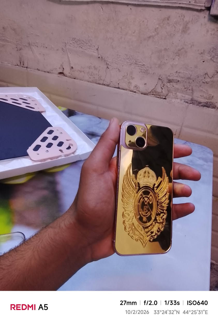 سلام عليكم  ايفون 13 عادي جهاز كلشي ما مبدل بي بطارية 65 جهاز لونة وردي غلفتة ذهبي شاصية جان بي شخوط خفيفة جهاز كلة شغال وحلو مال عائلتي جهاز  ذاكرة 128 محدث اخر تحديث فيس ايدي شغال مكاني بغداد حي اور سعرة 360 وبي مجال قليل رقم *********** متواجد واتساب وفيس
