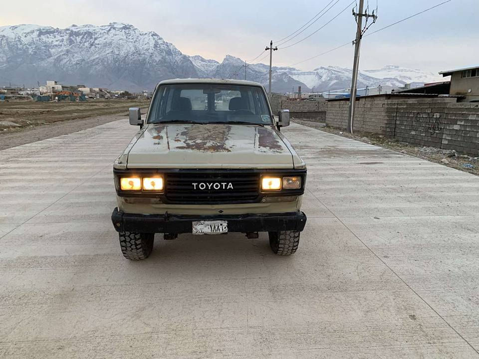 تویتا لاندکرۆزەر مۆدیل 85ئاڕم پلاسیک سلیمانی مەکینە 2ئیڤ 5گیر پاوەر سەیارەکە بیبۆیاخە زۆرپاکماوەتە وە گشت گیانی بەشەرت سعری 32گەڵاژم*********** *********** شوین پیرە مەگرون السليمانية, العراق
