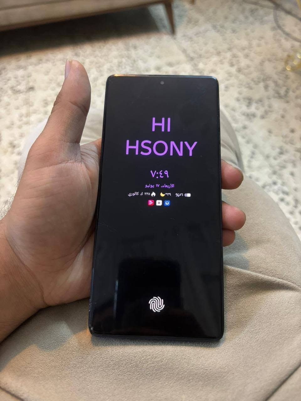 السلام عليكم 
📱 للبيع Infinix GT 20 Pro

الجهاز بحالة ممتازة ونظيف جداً، استخدام شخصي.

🔹 المعالج: MediaTek Dimensity 8200 Ultimate
🔹 الرام: (12+6)
🔹 الذاكرة: (256)
🔹 الشاشة: AMOLED بحجم 6.78 إنج و144Hz
🔹 الكاميرا الرئيسية: 108MP
🔹 البطارية: 5000mAh مع شحن سريع 45W
🔹 يدعم 5G
🔹 سماعات ستيريو وصوت JBL
🔹 إضاءة RGB خلفية مميزة للألعاب
🔹 بصمة مدمجة بالشاشة

الجهاز قوي جداً للألعاب والاستخدام اليومي، وما يحتاج أي صرف. الفحص بأي مكان ترغب به.

💰 السعر: (225)
او مراوس 

للاستفسار ***********
