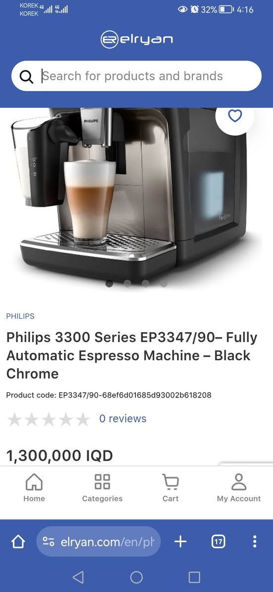 Philips 3300 series fully automatic coffe machine with latte GO
500 $
New جديد


**إذا كنت صاحب هذا الإعلان وتريد حذفه لأي سبب، رجاءا أرسل رسالة إلى الدعم الفني**