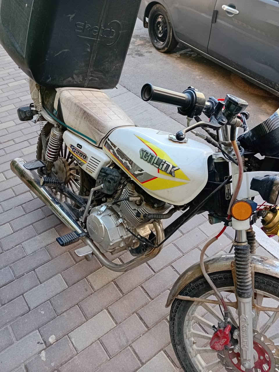 سلام عليكم دراجه إيراني موديل ٢٠٣٥ للبيع دراجه خير من الله تجي تأخذه كبل تطلع نقصه قبق باتري وصينية مكانه بغداد بسمايه ***********
