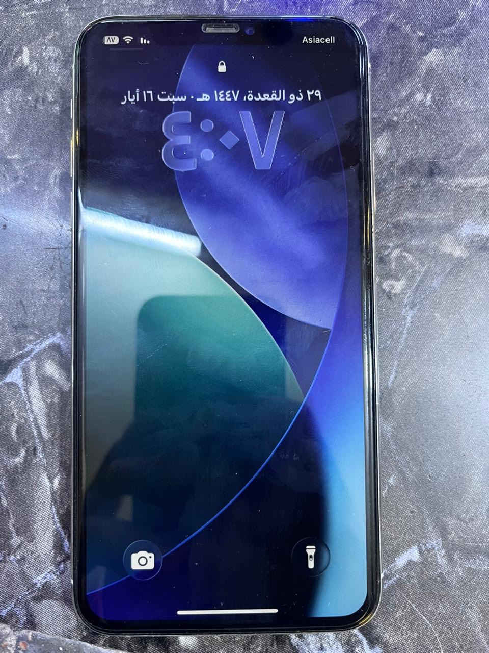 سلام عليكم آيفون دعش برو ماكس للبيع السعر 250 و بي مجال كلش مستعجل عله بيعته تواصل *********** مكاني بغداد الدوره حي الصحه ملاحضه البطاريه ما مبدله ٧٩
